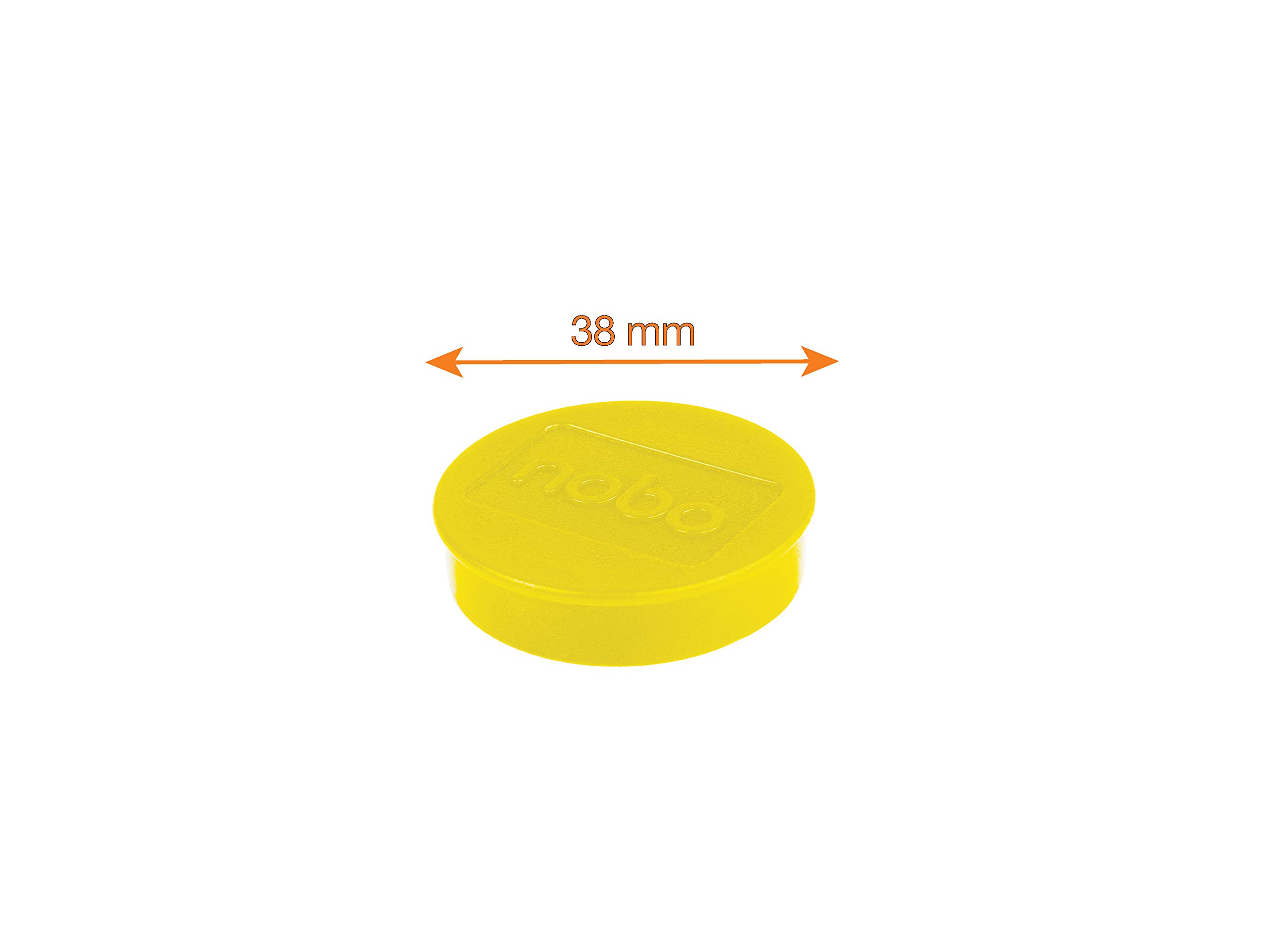 nobo-glide-1915316-whiteboard-magnete-38-mm-gelb-10-st-ck image 3