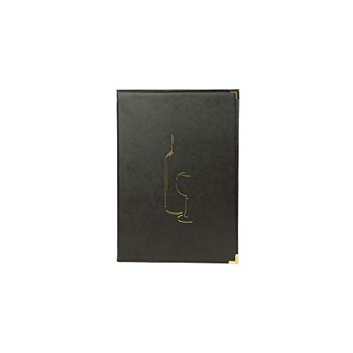securit-classic-weinkarte-a4-schwarz-kunstleder-2-einleger image 4