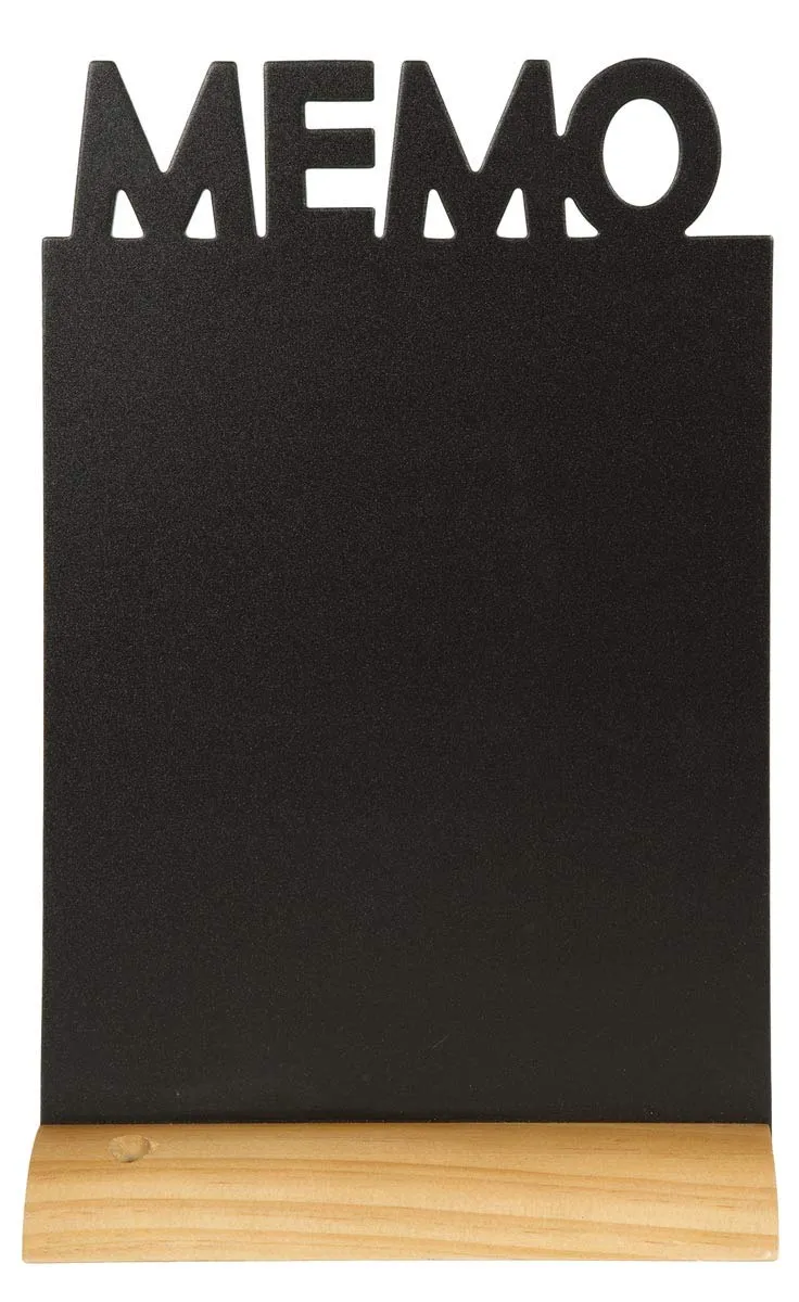 securit-elegant-memo-kreidetafel-25x33-cm-holzfu-teak image 1