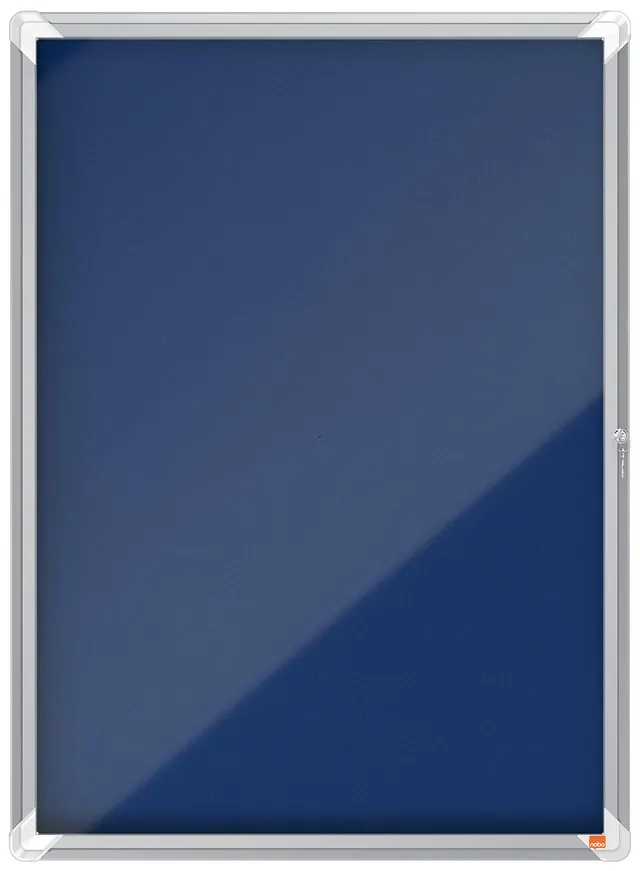 nobo-premium-plus-schaukasten-filz-9xa4-blau-abschlie-bar image 1
