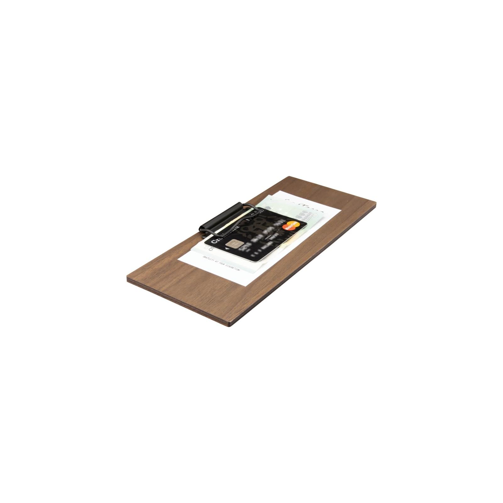 securit-silhouette-rechnungsmappe-walnuss-holz-mit-clip image 2