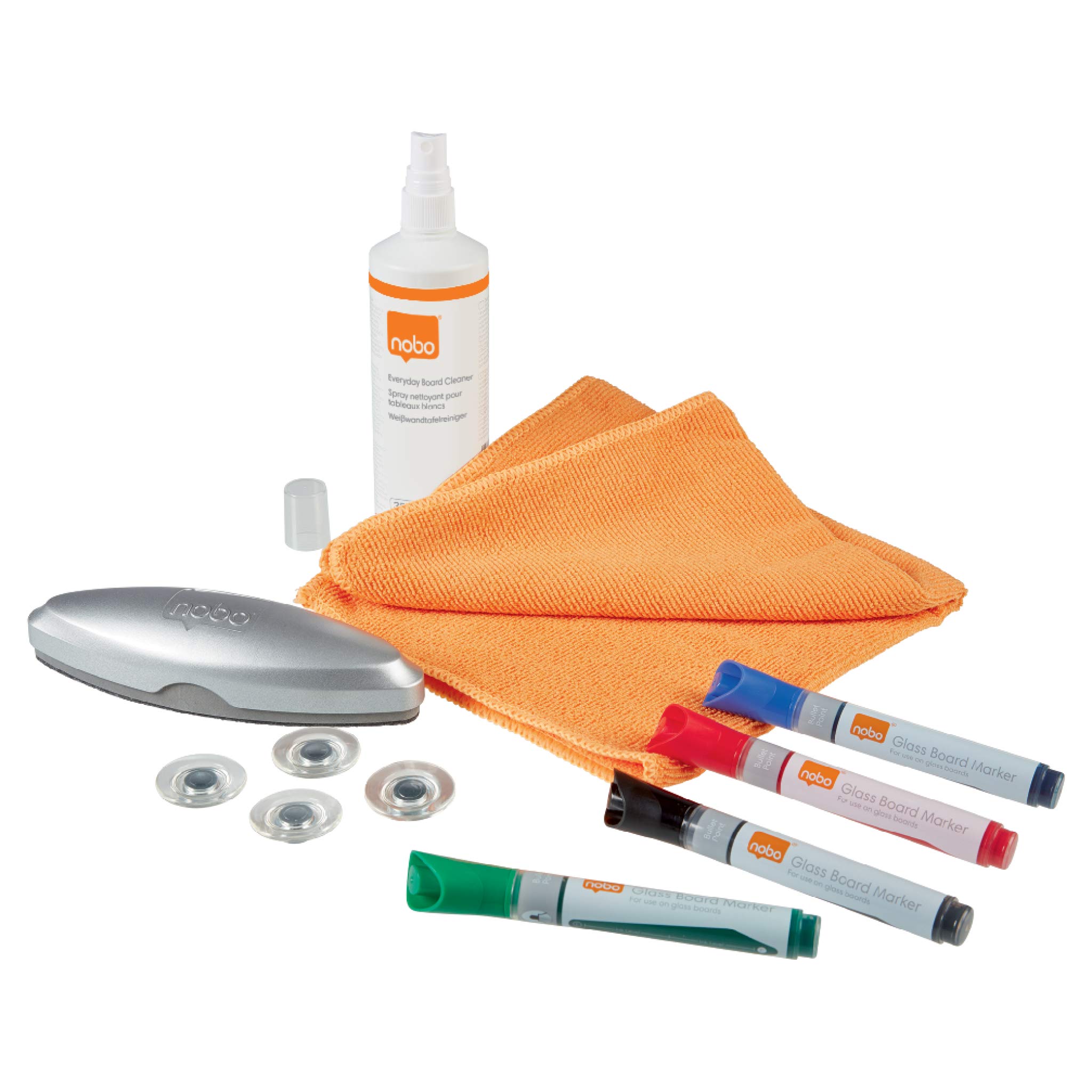 nobo-glass-whiteboard-starterpaket-1905330-zubeh-r image 1