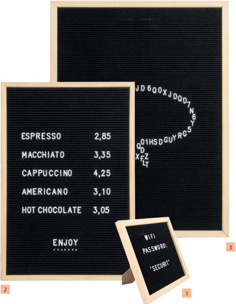 securit-magnetic-buchstabentafel-teak-30x30-cm-filz image 3