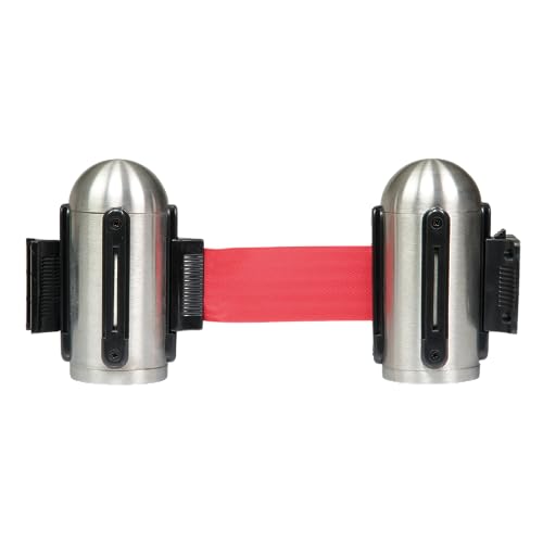 securit-retractable-absperrband-wand-grau-210-cm-edelstahl image 4