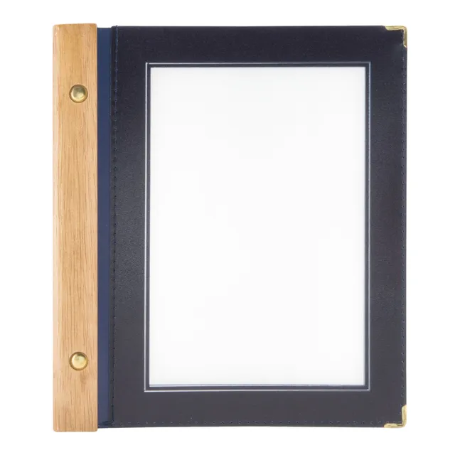 securit-woody-men-karte-a5-beige-holz-4-seiten image 1