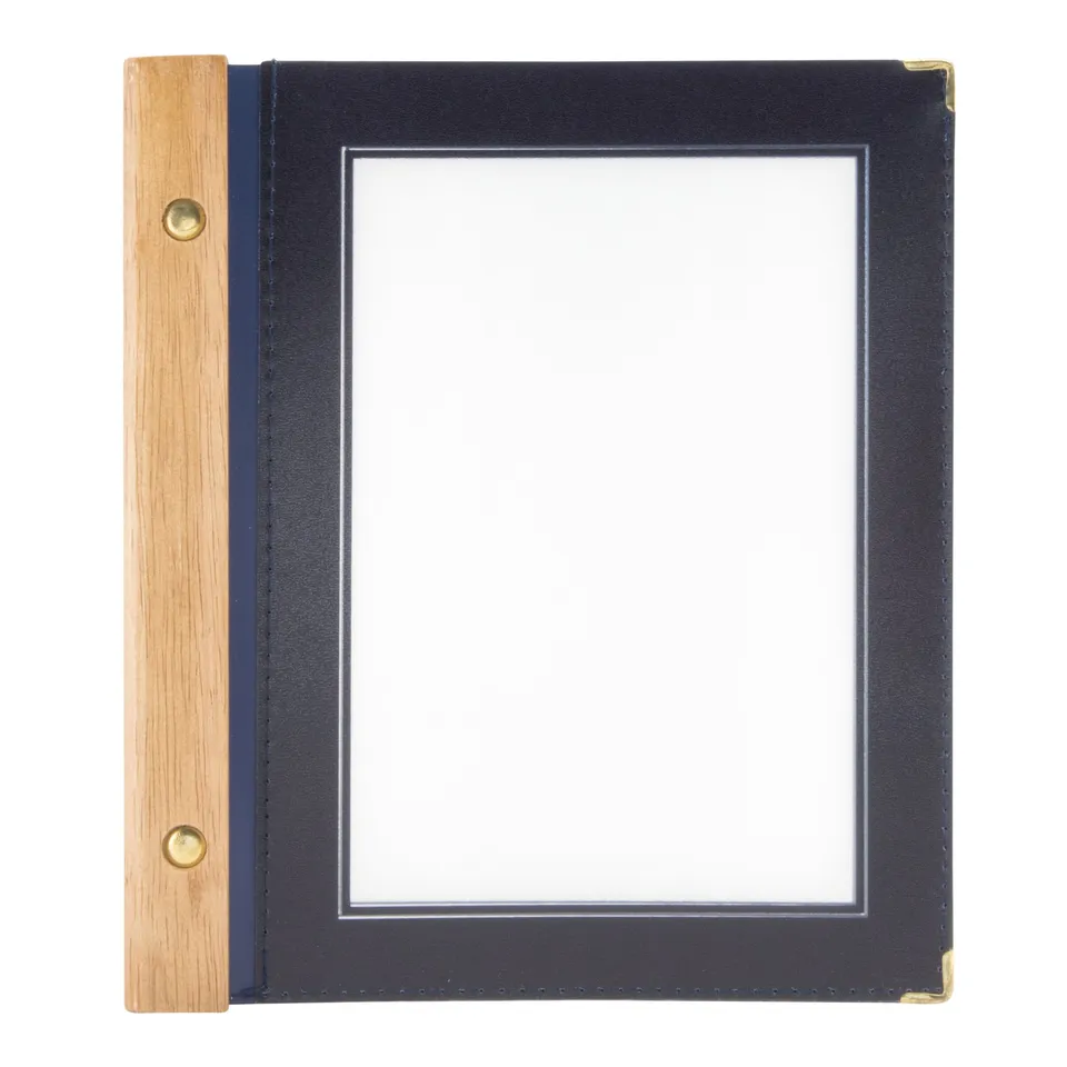 securit-woody-men-karte-a5-beige-holz-4-seiten image 1