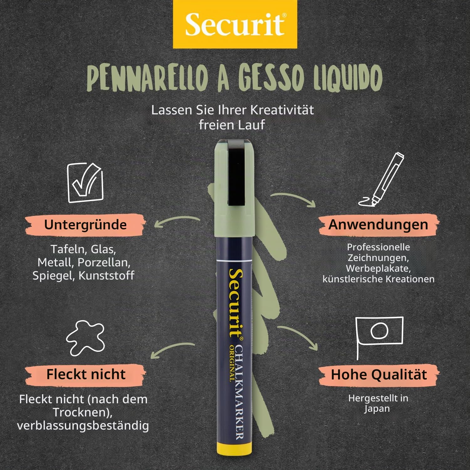 securit-original-sma510-v8-et-kreidemarker-erdfarben-8er-2-6-mm image 2