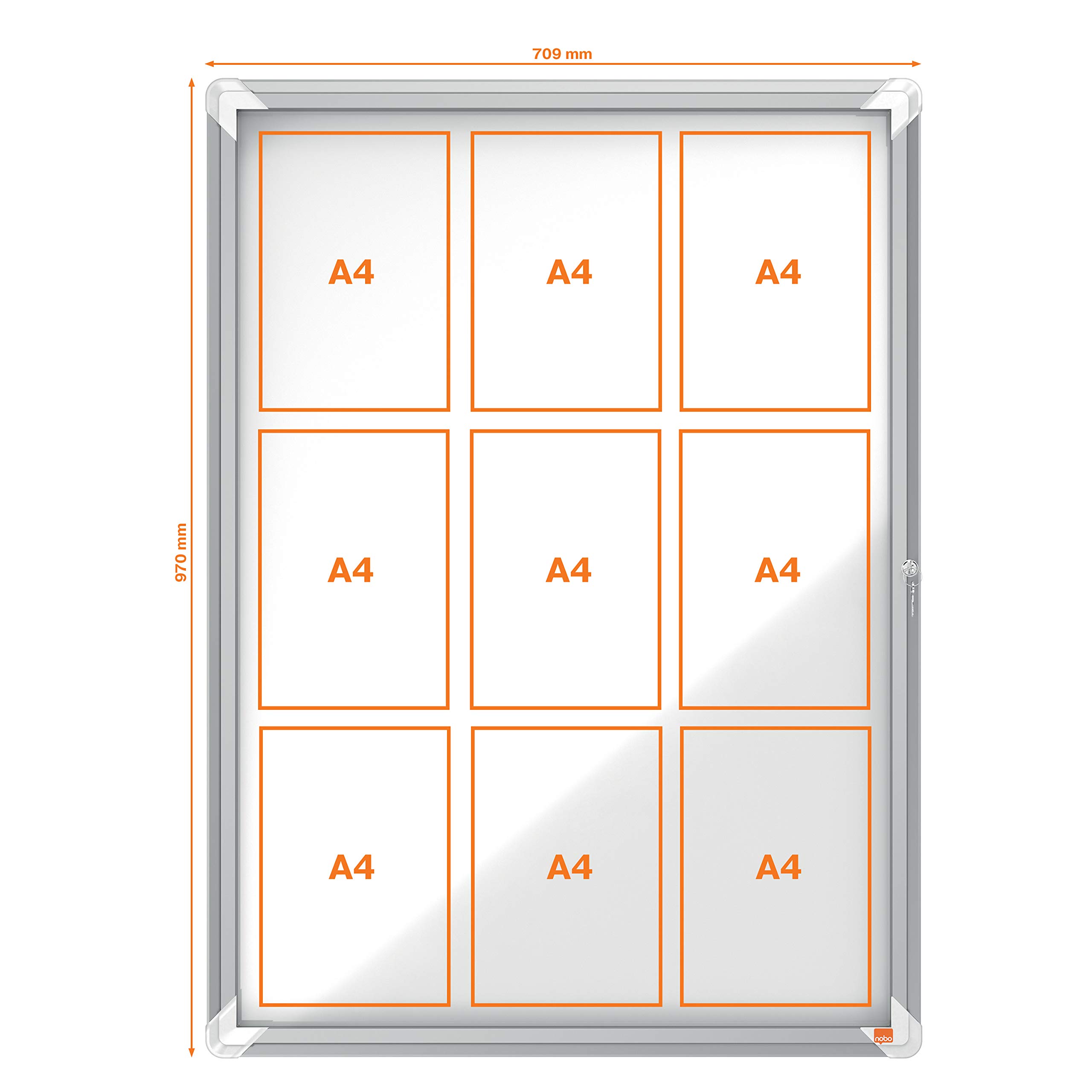 nobo-premium-plus-schaukasten-9xa4-magnetisch-abschlie-bar image 3