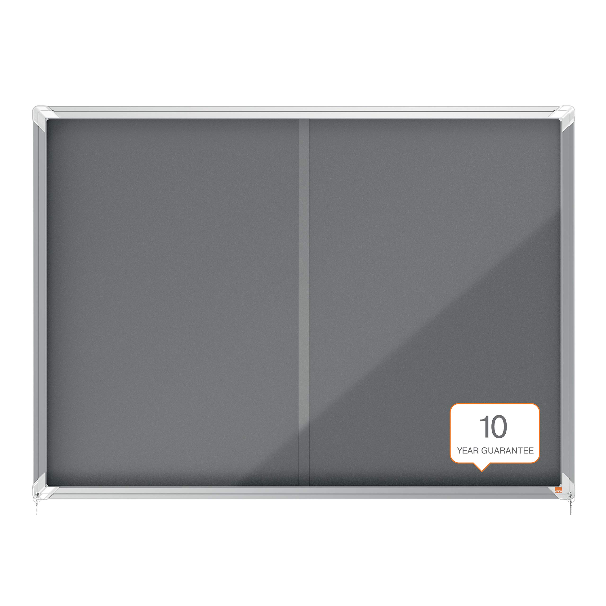 nobo-premium-plus-1915338-schaukasten-18x-a4-filz-grau image 2