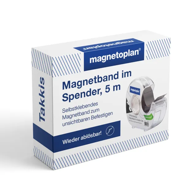 magnetoplan-takkis-magnetband-selbstklebend-5-m-abroller image 1