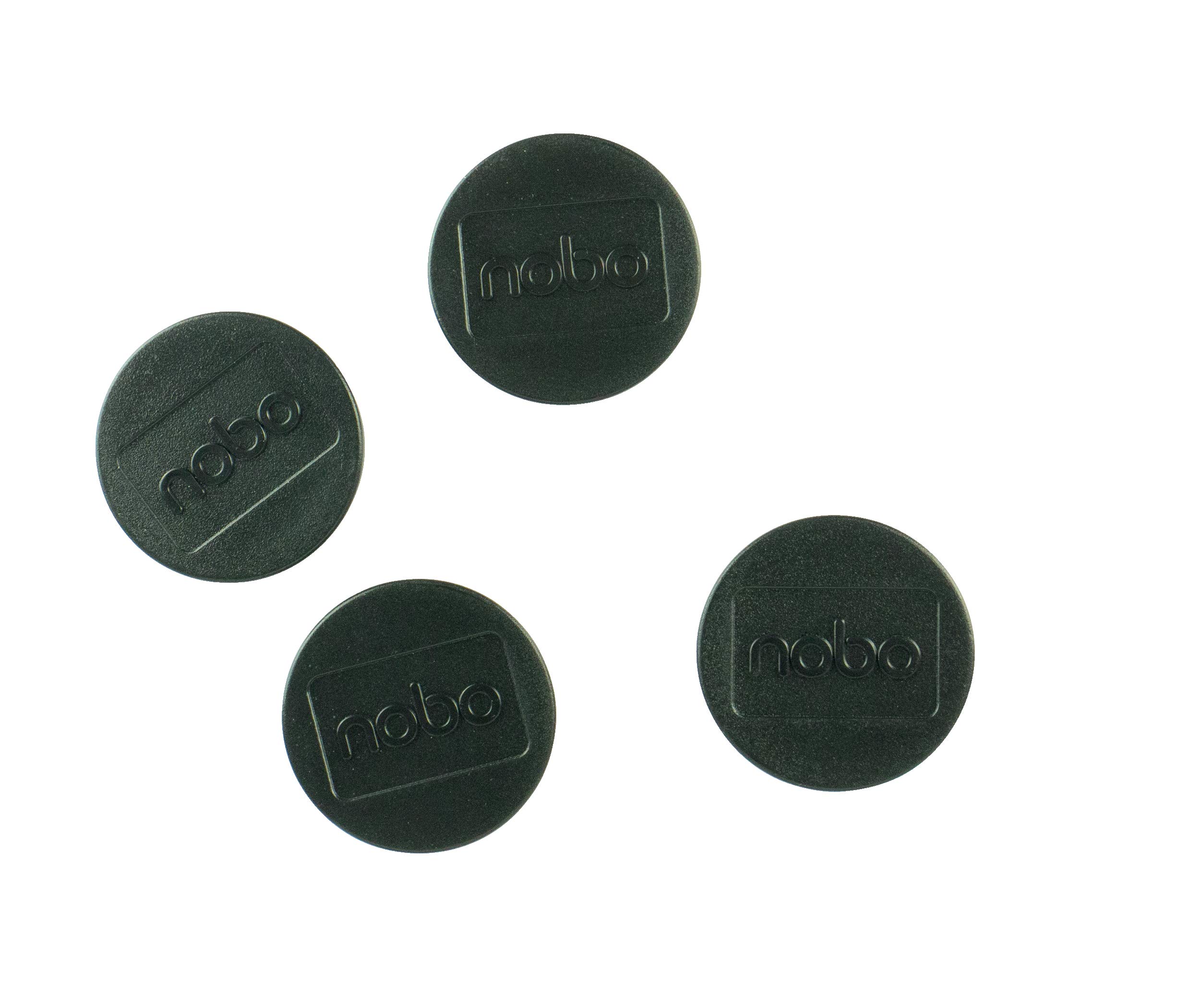 nobo-glide-whiteboard-magnete-38-mm-schwarz-4-st-ck image 1
