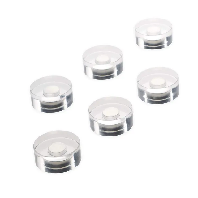 magnetoplan-discofix-design-magnete-acryl-transparent-4er-3kg image 1