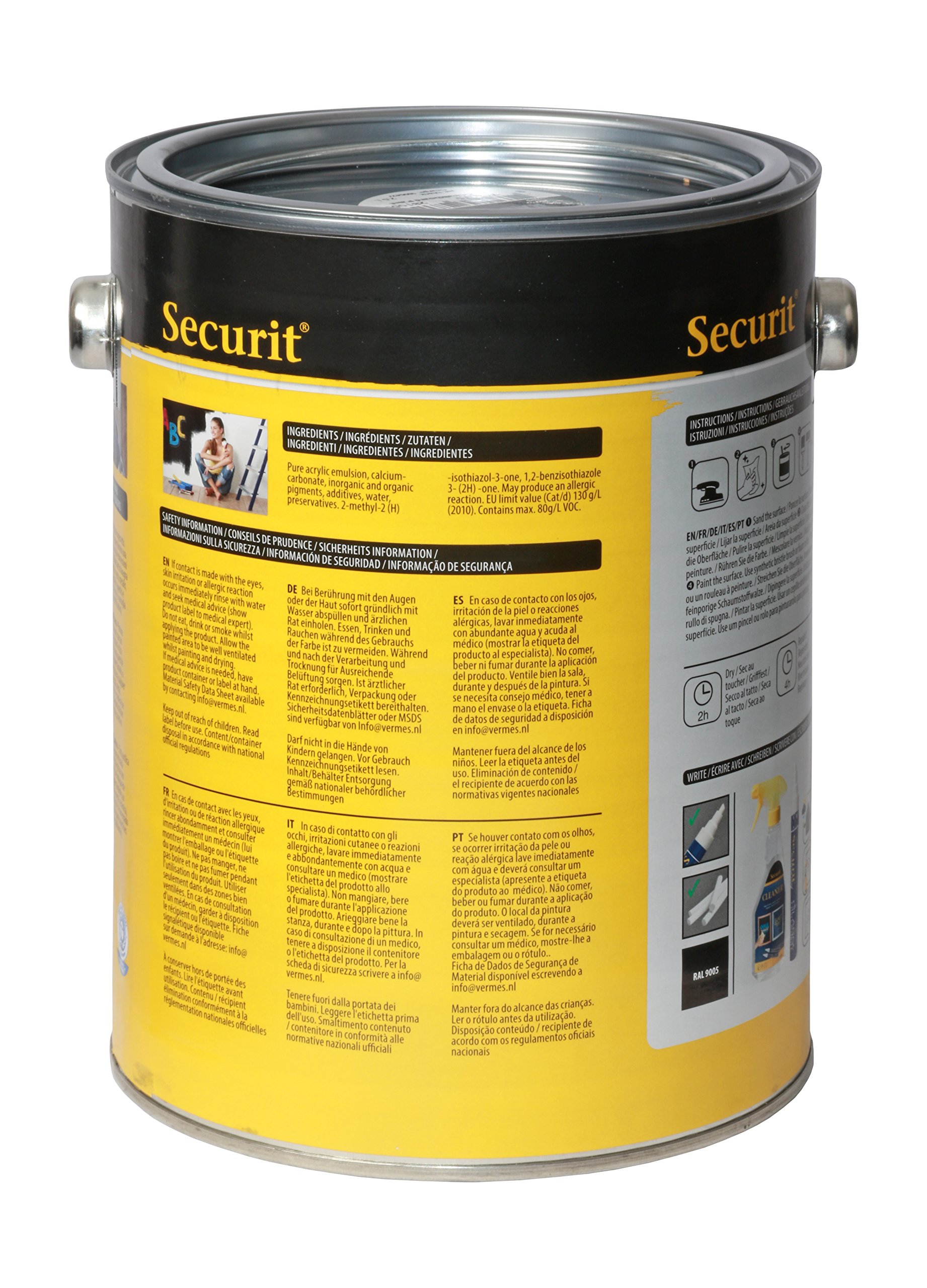 securit-original-kreidetafelfarbe-schwarz-2-5l-acryl image 2