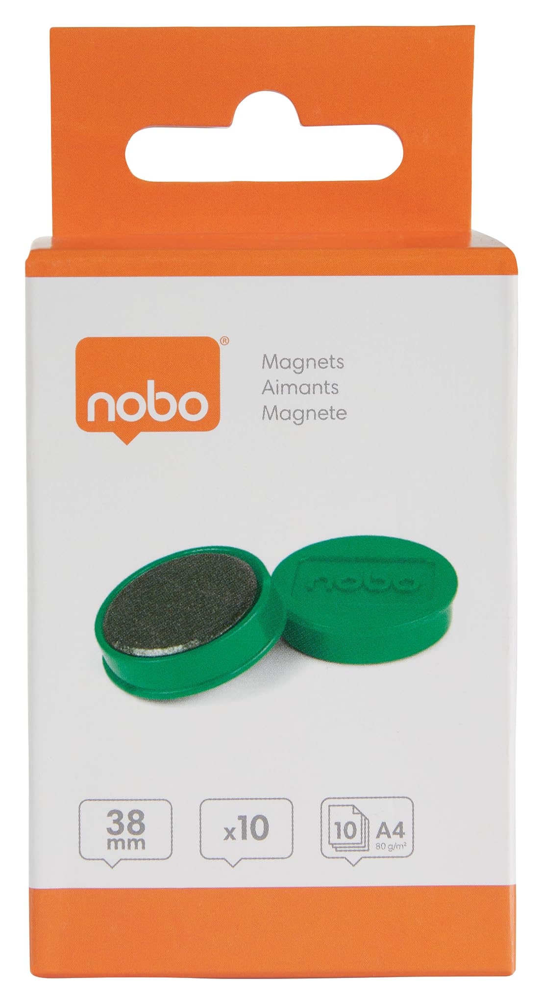 nobo-glide-1915310-whiteboard-magnete-38-mm-gr-n-10-st-ck image 7