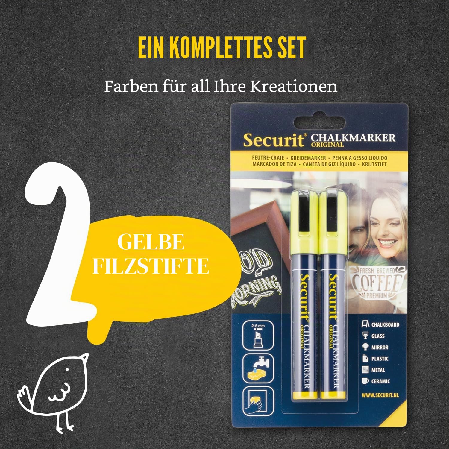 securit-original-fl-ssigkreide-marker-gelb-2-6-mm-2er-pack image 4