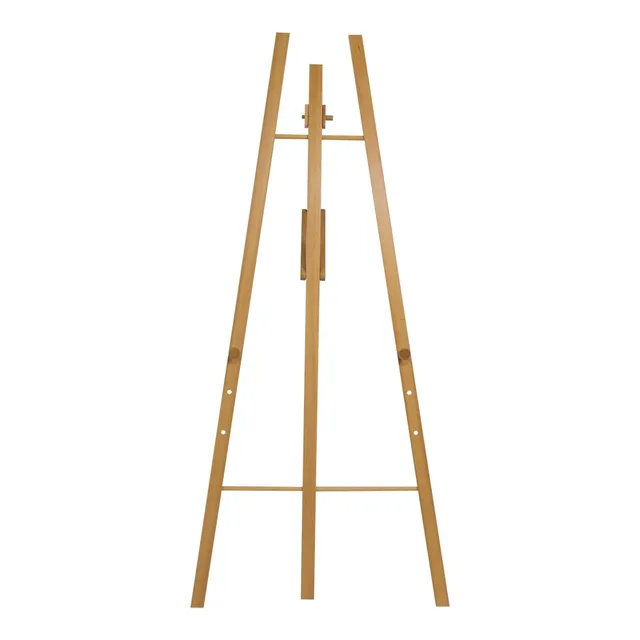 securit-elegant-tisch-kreidetafel-staffelei-teak-holz image 1