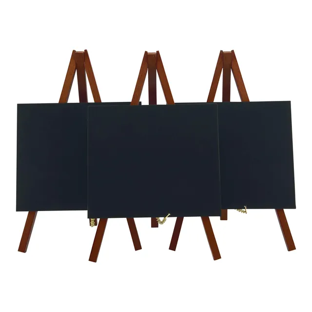 securit-elegant-mini-tischkreidetafel-mahagoni image 1