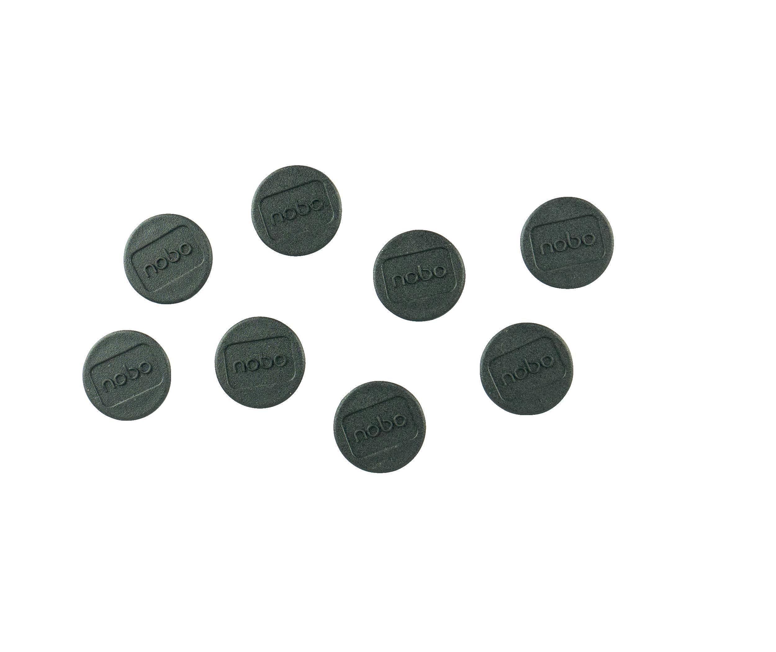 nobo-glide-whiteboard-magnete-20-mm-schwarz-8-st-ck image 1