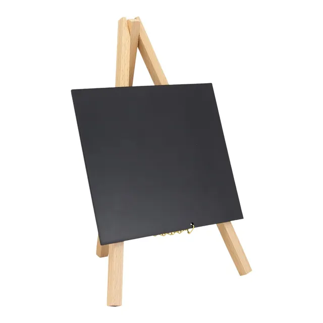 securit-elegant-mini-staffelei-kreidetafel-buche-24x13-5cm-stift image 1