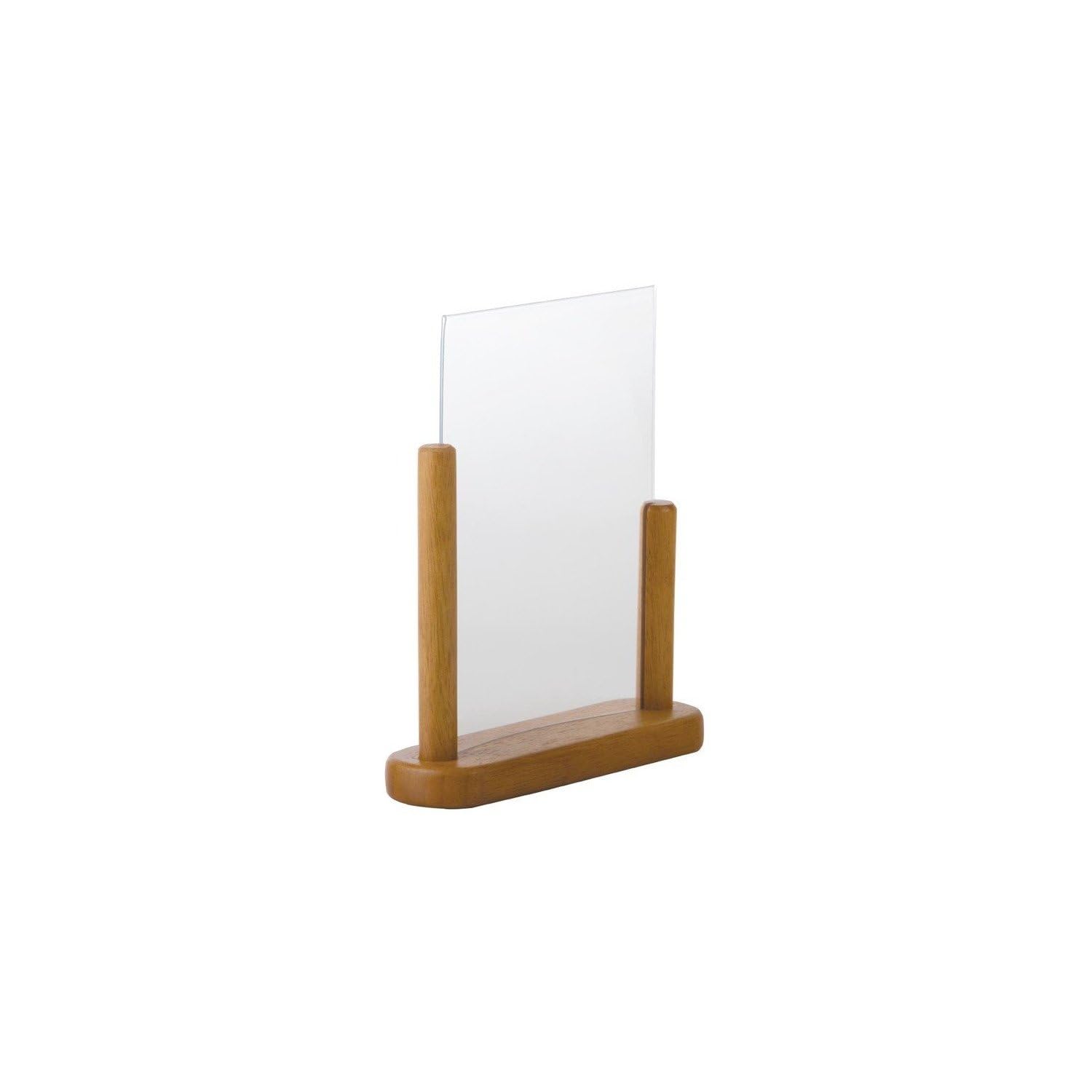 securit-elegant-tischaufsteller-a4-teak-holz-braun image 8