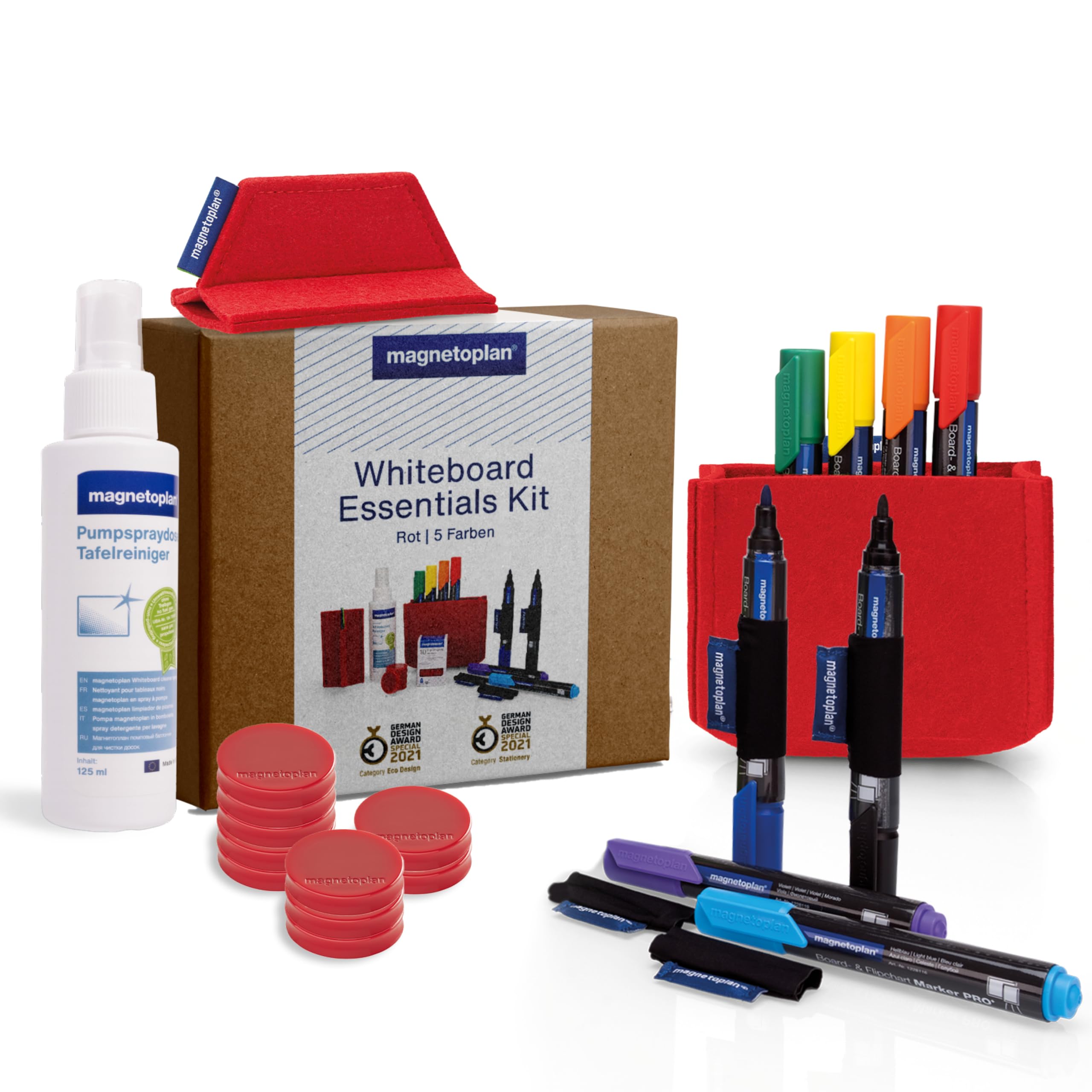 magnetoplan-pro-whiteboard-essentials-kit-blau-komplett-set image 8