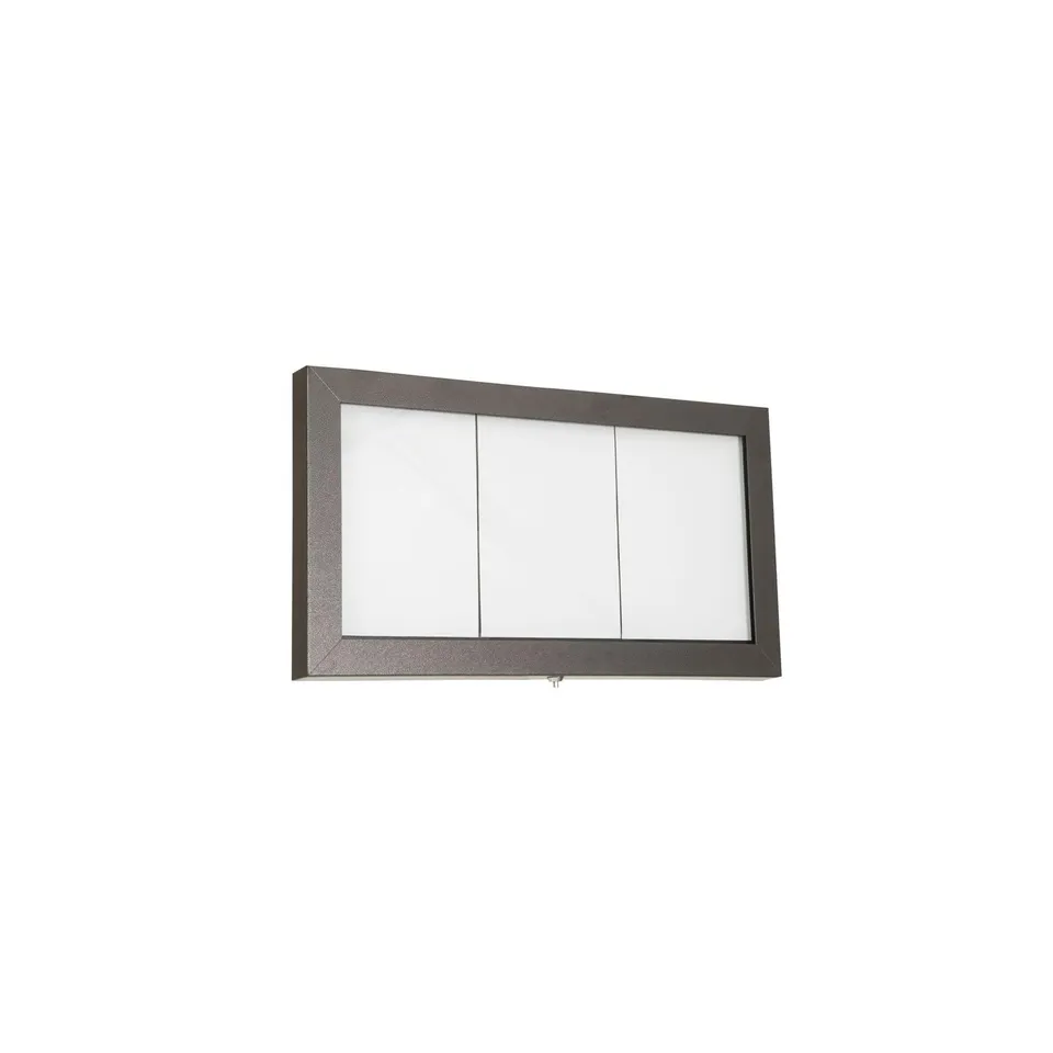 securit-universal-led-schaukasten-3x-a4-edelstahl image 1