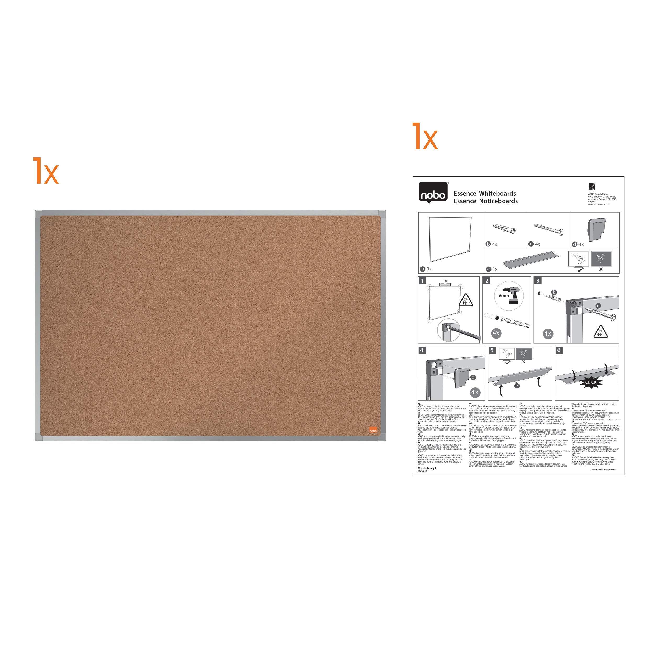 nobo-essence-kork-notiztafel-120x180-cm-aluminium image 5