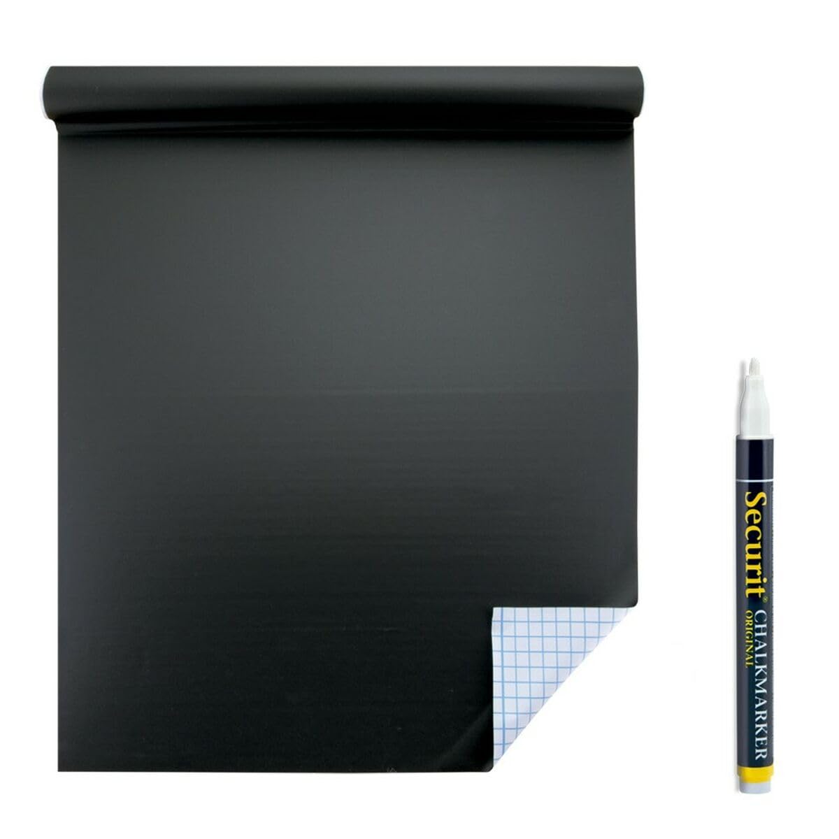 securit-magnetic-kreidetafel-rolle-selbstklebend-100x45-cm-schwarz image 1