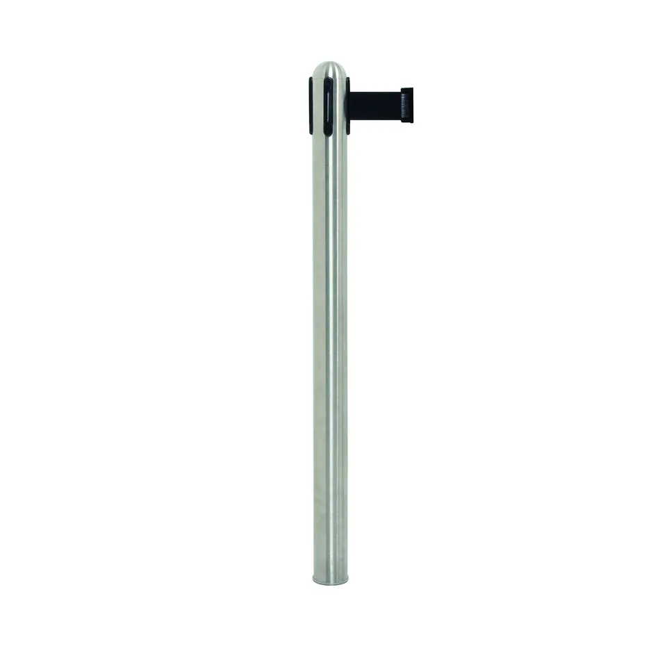 securit-retractable-absperrpfosten-schwarz-100-cm-nylonband image 1