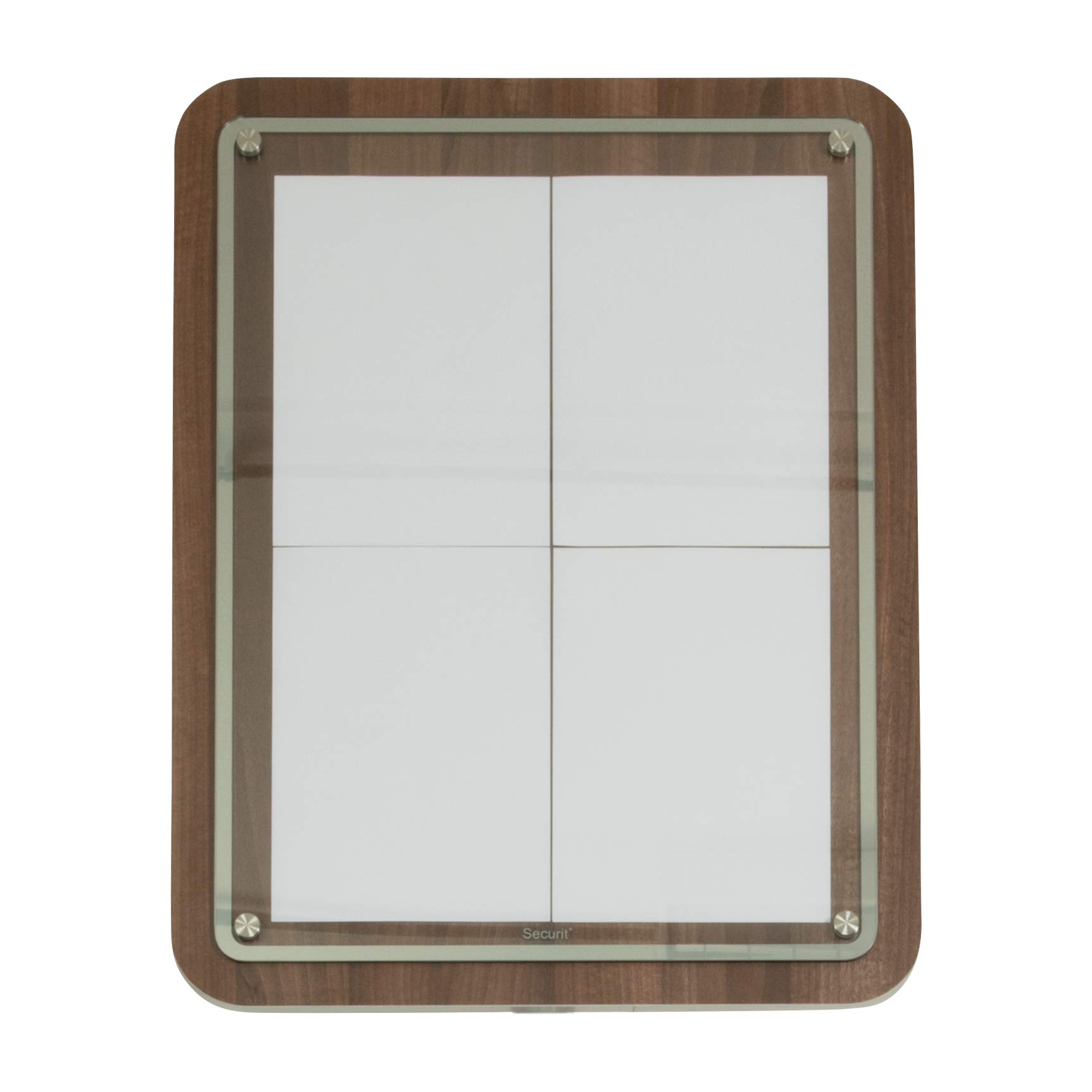 securit-universal-schaukasten-4xa4-walnuss-glass-star-wand image 1