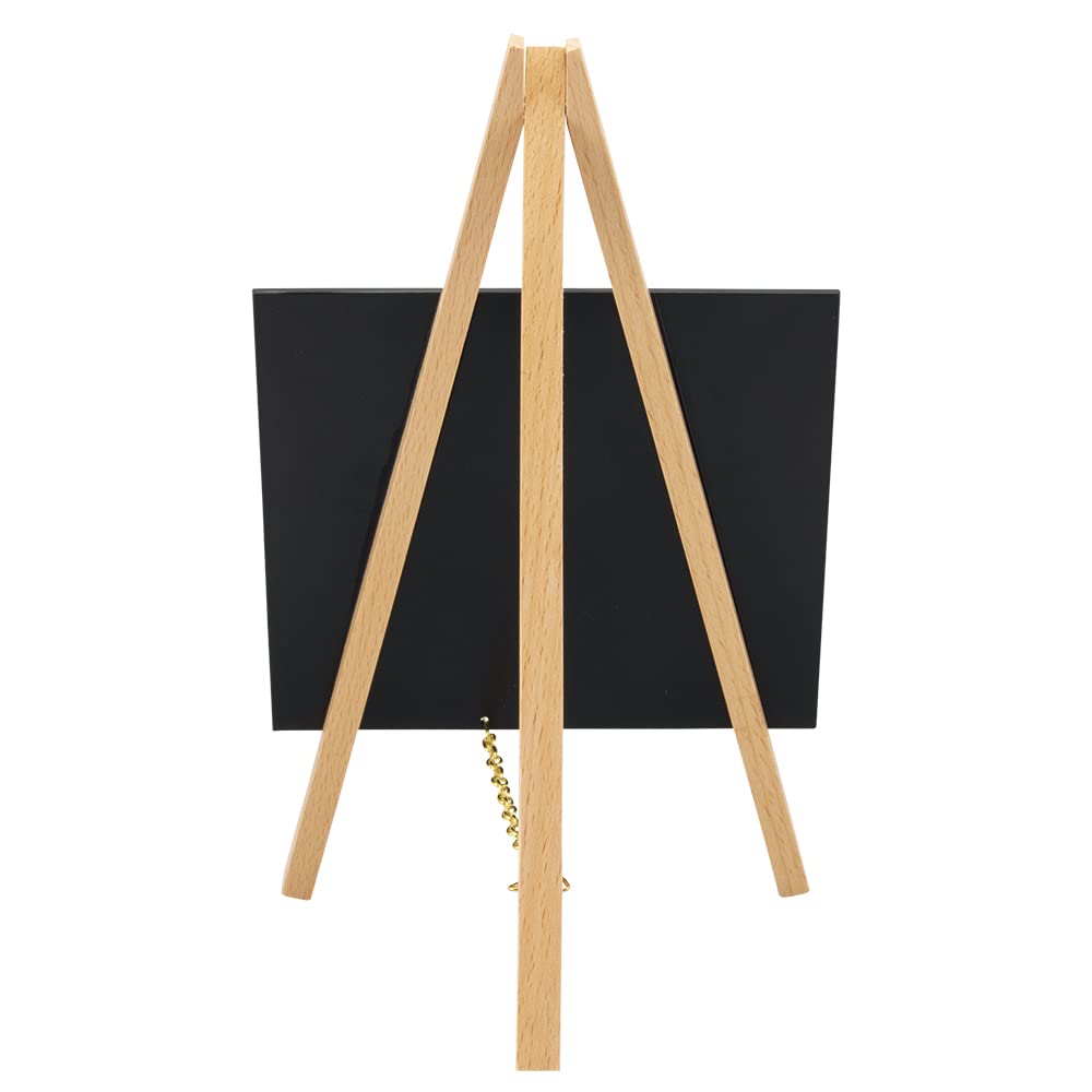 securit-elegant-mini-staffelei-kreidetafel-buche-24x13-5cm-stift image 4