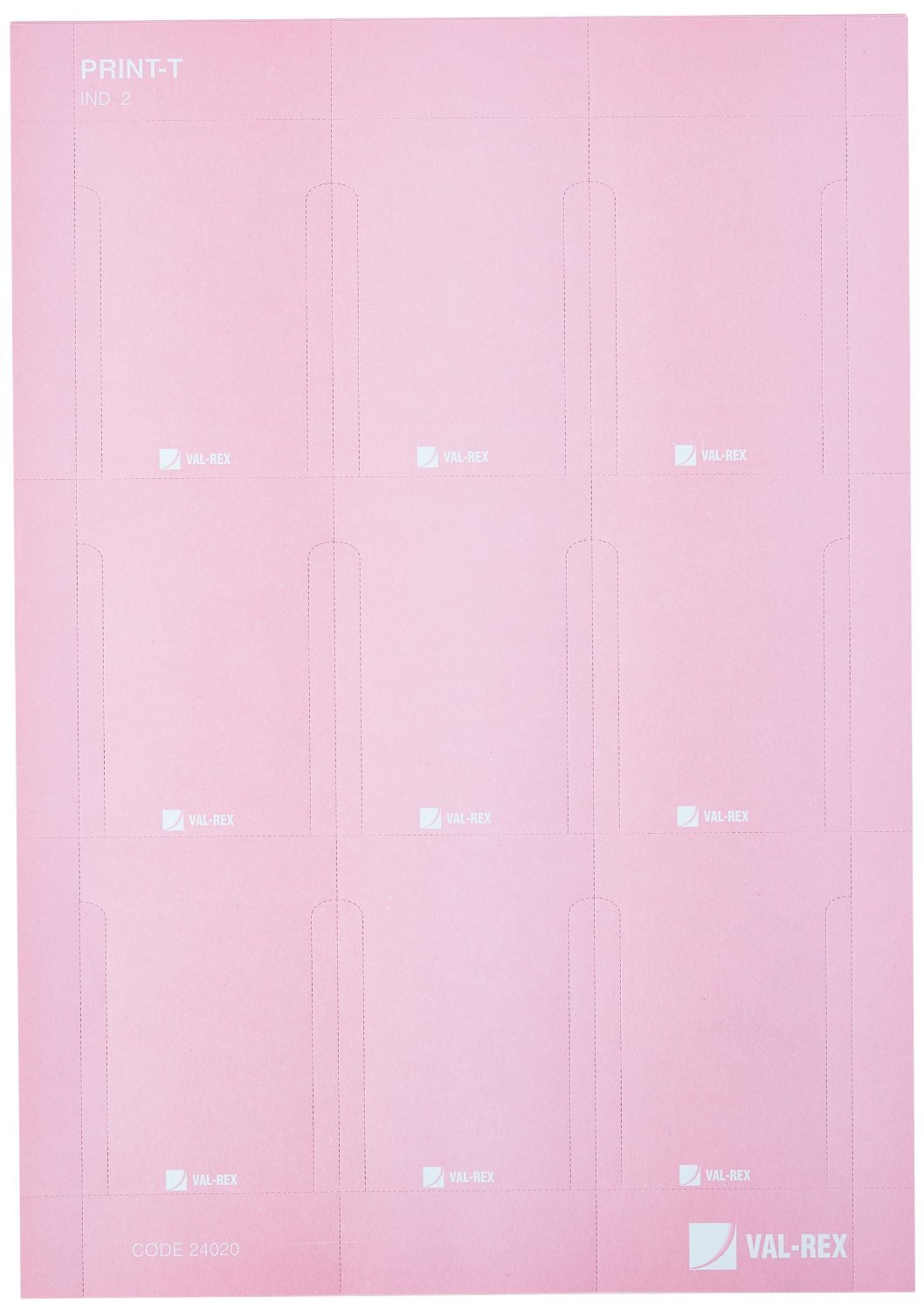 nobo-classic-steel-t-karten-gr-e-2-pink-20-st-ck image 1