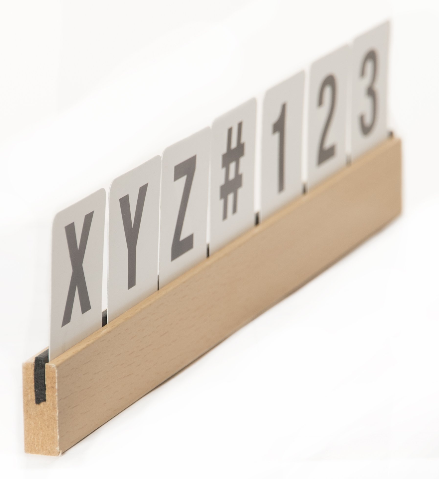 securit-magnetic-buchstaben-regal-teak-1-m-grau image 2