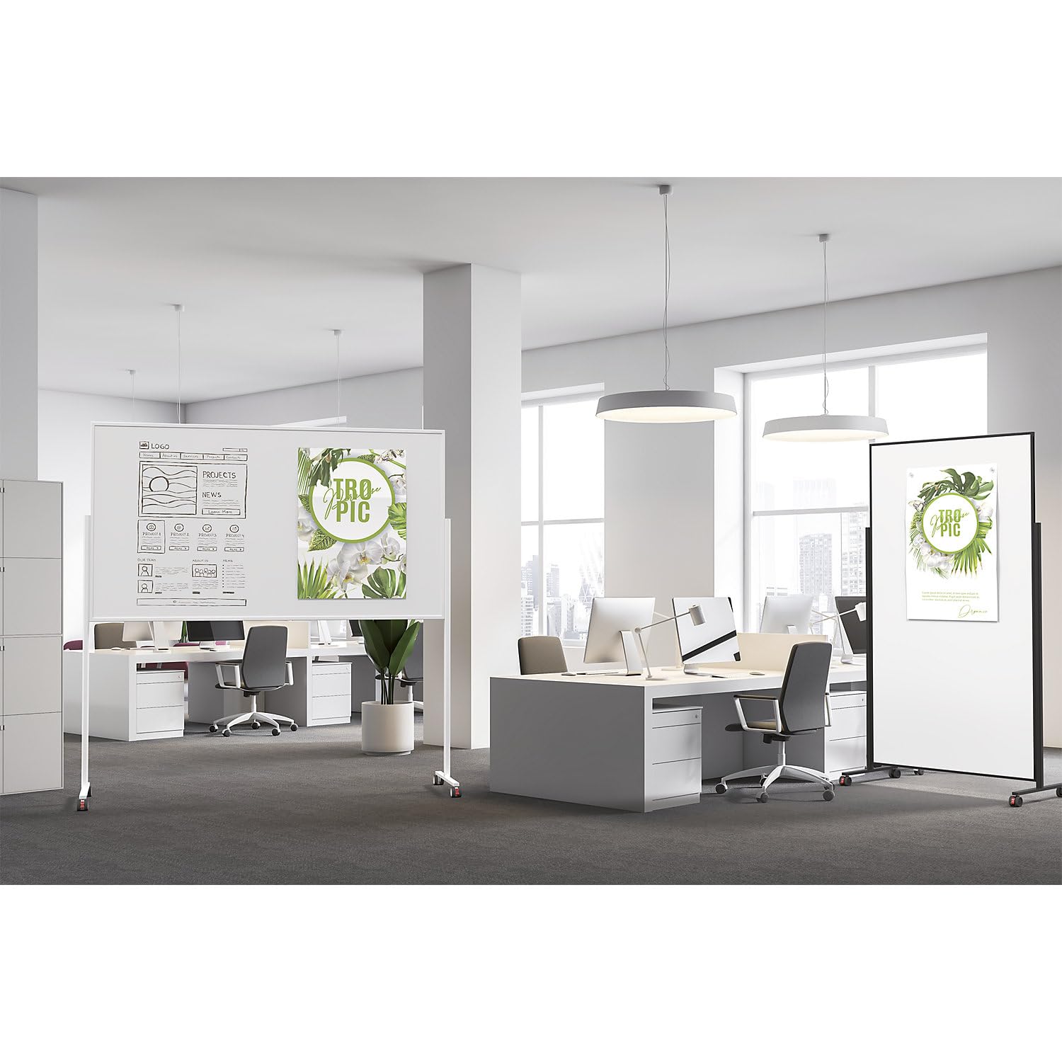 magnetoplan-vario-whiteboard-mobil-1800x1000-mm-wei image 2
