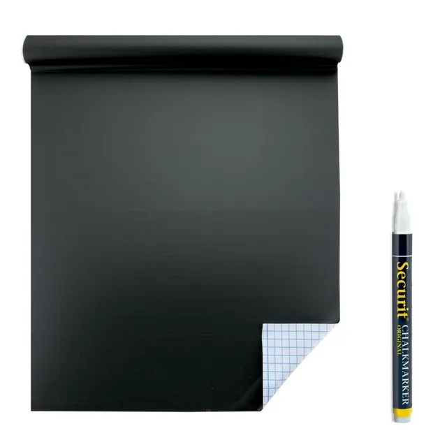securit-magnetic-kreidetafel-rolle-selbstklebend-100x45-cm-schwarz image 1