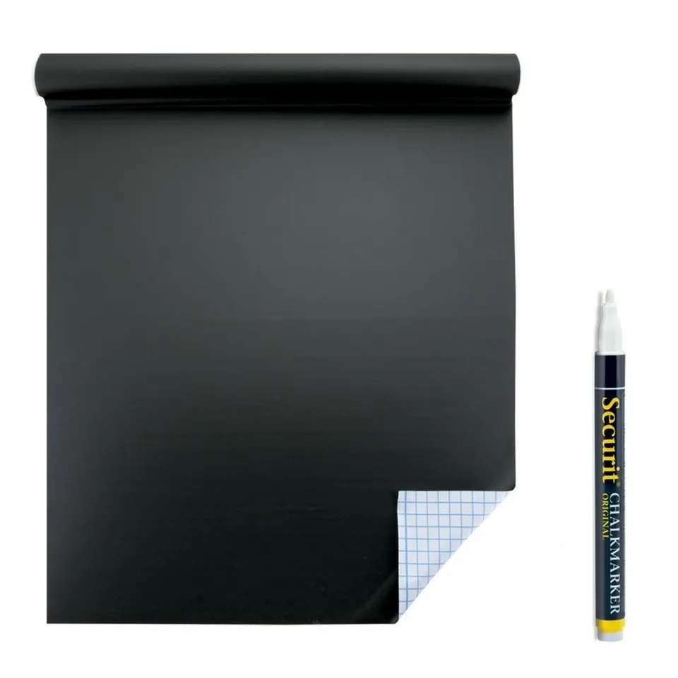 securit-magnetic-kreidetafel-rolle-selbstklebend-100x45-cm-schwarz image 1