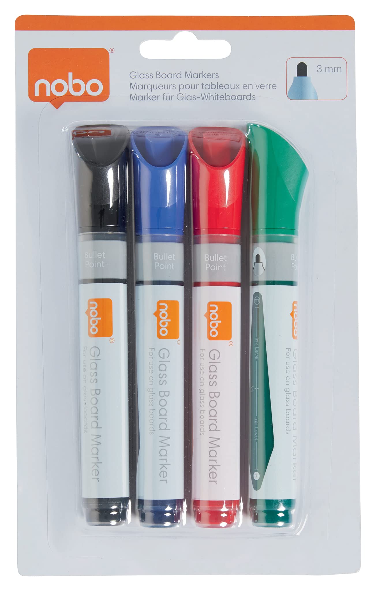 nobo-glide-whiteboard-marker-4er-mehrfarbig-3-mm image 8