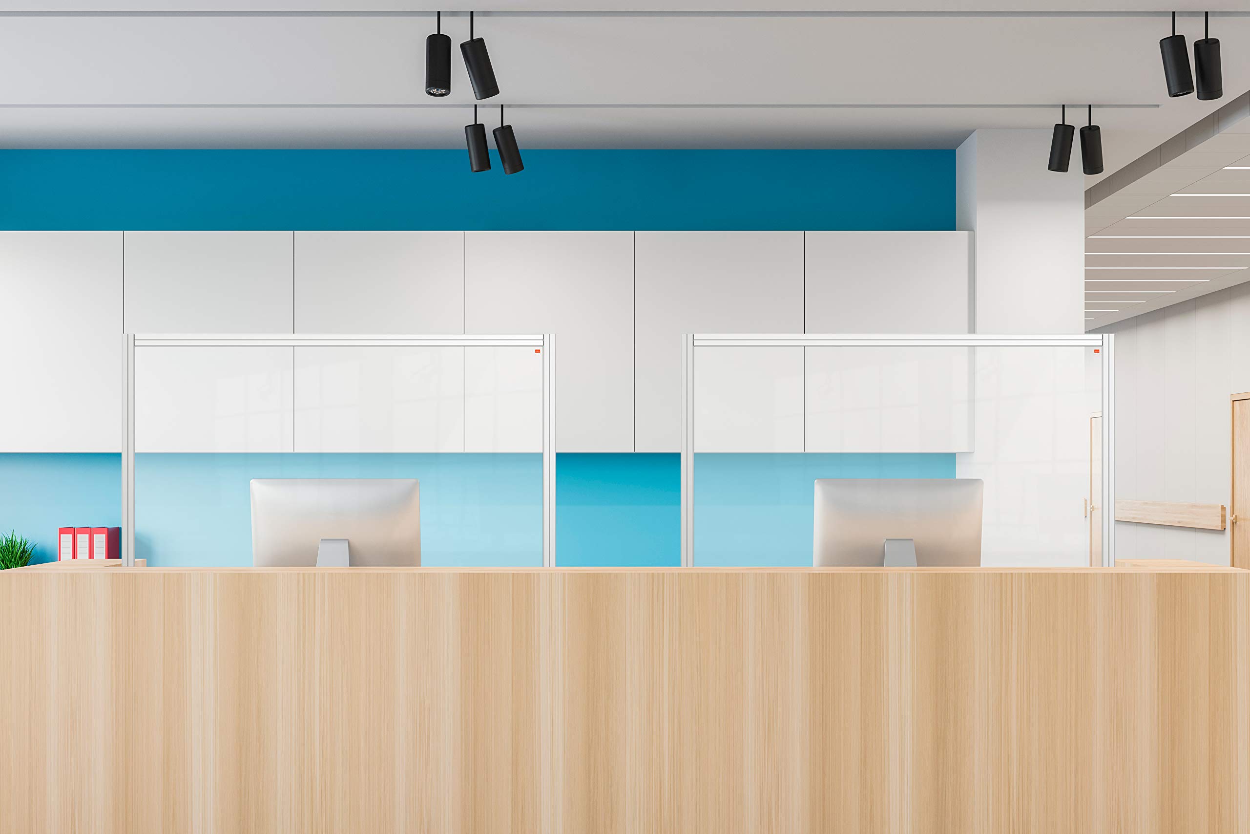 nobo-classic-steel-thekenaufsteller-durchreiche-700x850-mit-loch image 2