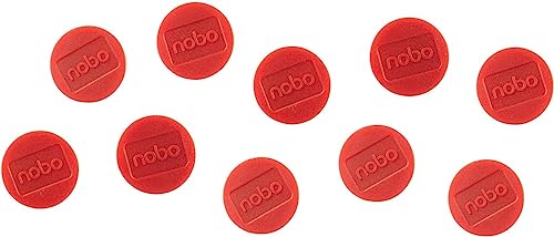 nobo-glide-1915300-whiteboard-magnete-32-mm-rot-10-st-ck image 2