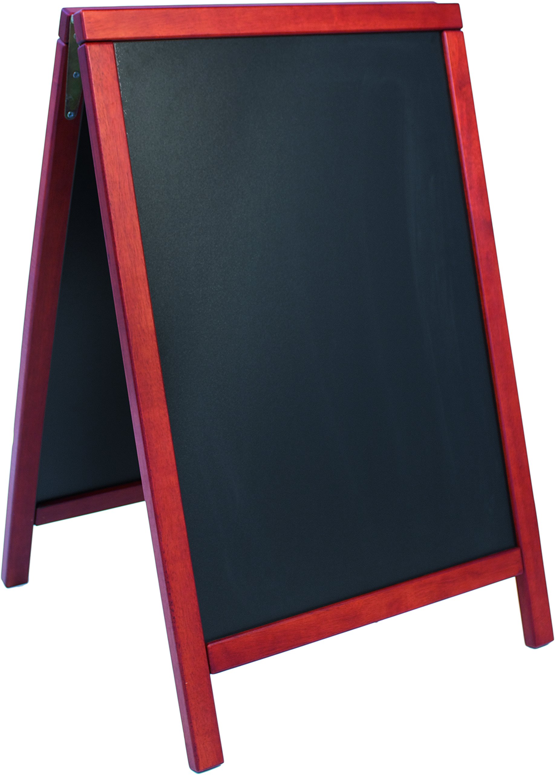 securit-woody-kundenstopper-deluxe-kreidetafel-mahagoni image 1