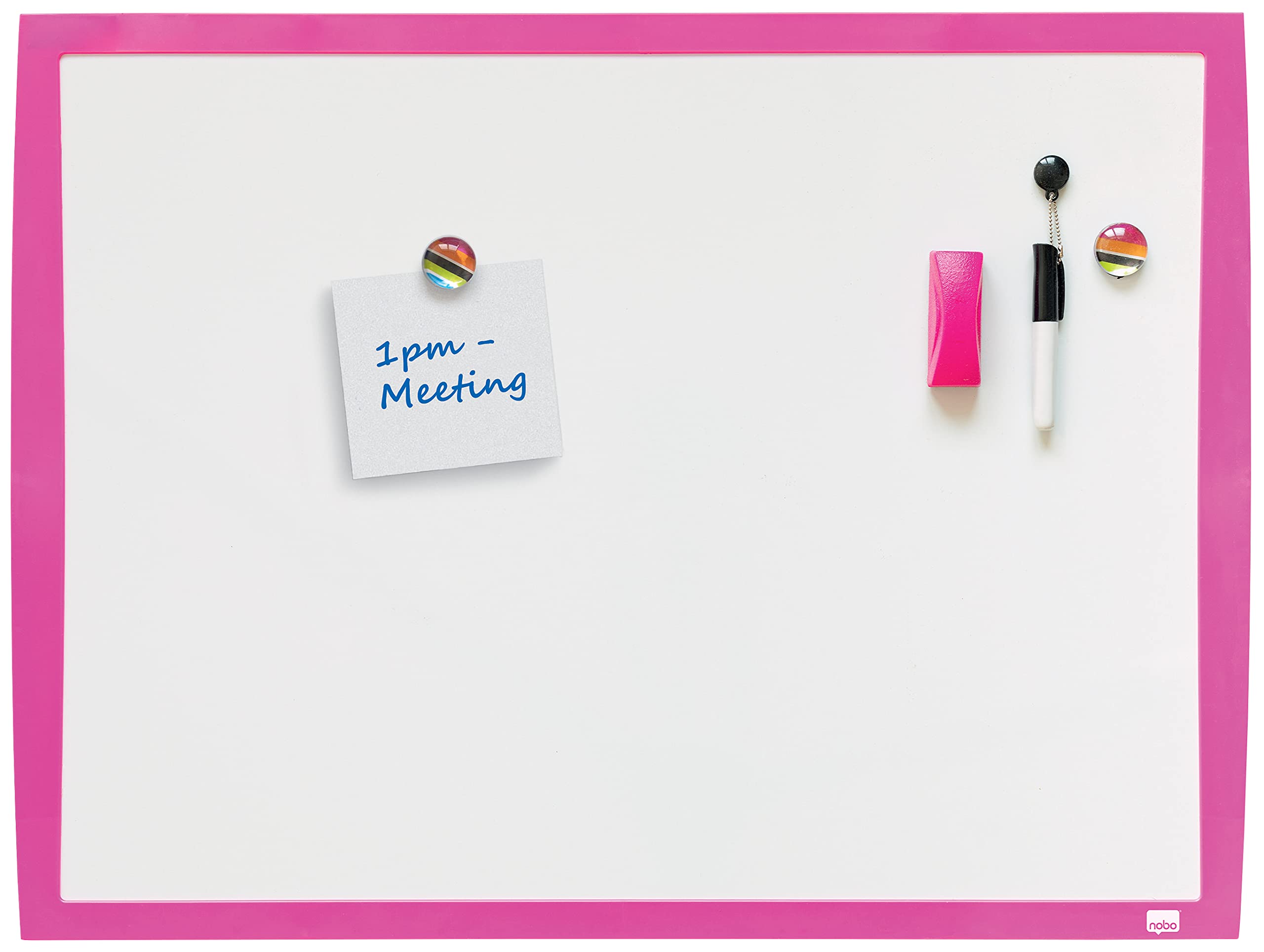 nobo-classic-steel-2104177-whiteboard-pink-585x430-magnetisch image 4