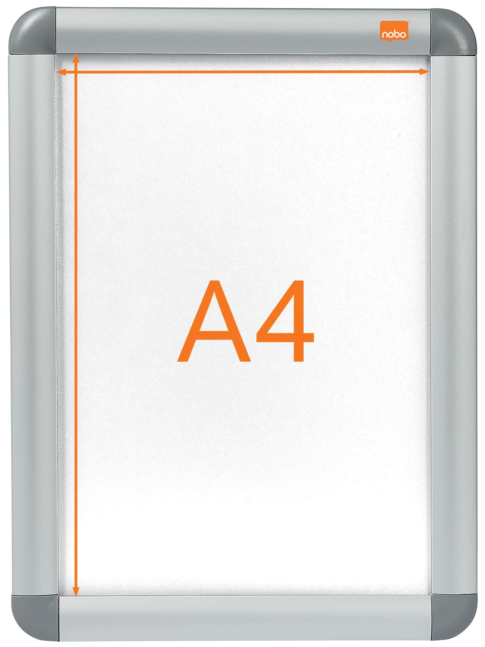 nobo-premium-plus-1902214-plakatrahmen-a4-silber-entspiegelt image 2