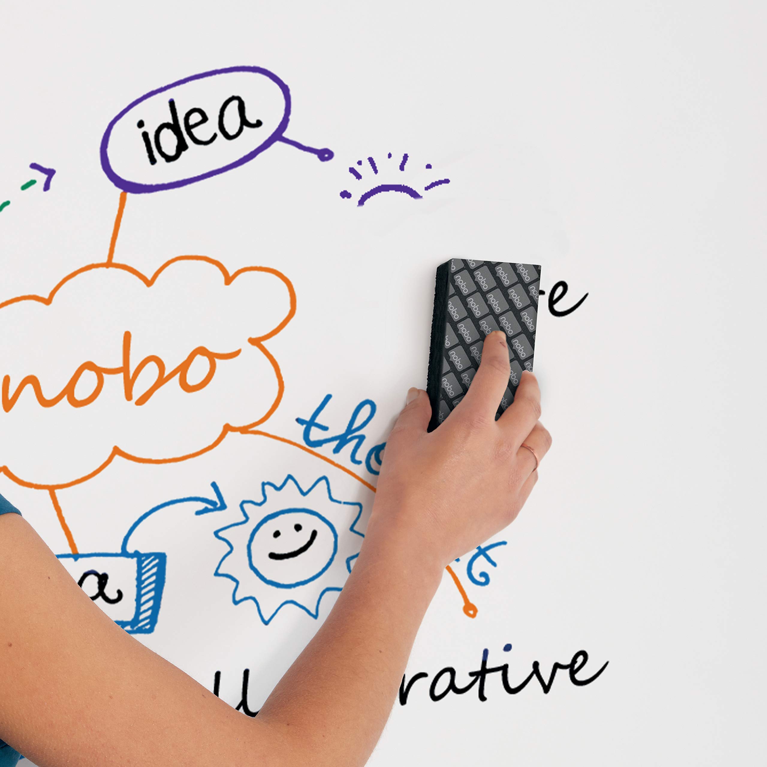 nobo-glide-whiteboard-starter-kit-1903798-4-marker-spray image 5