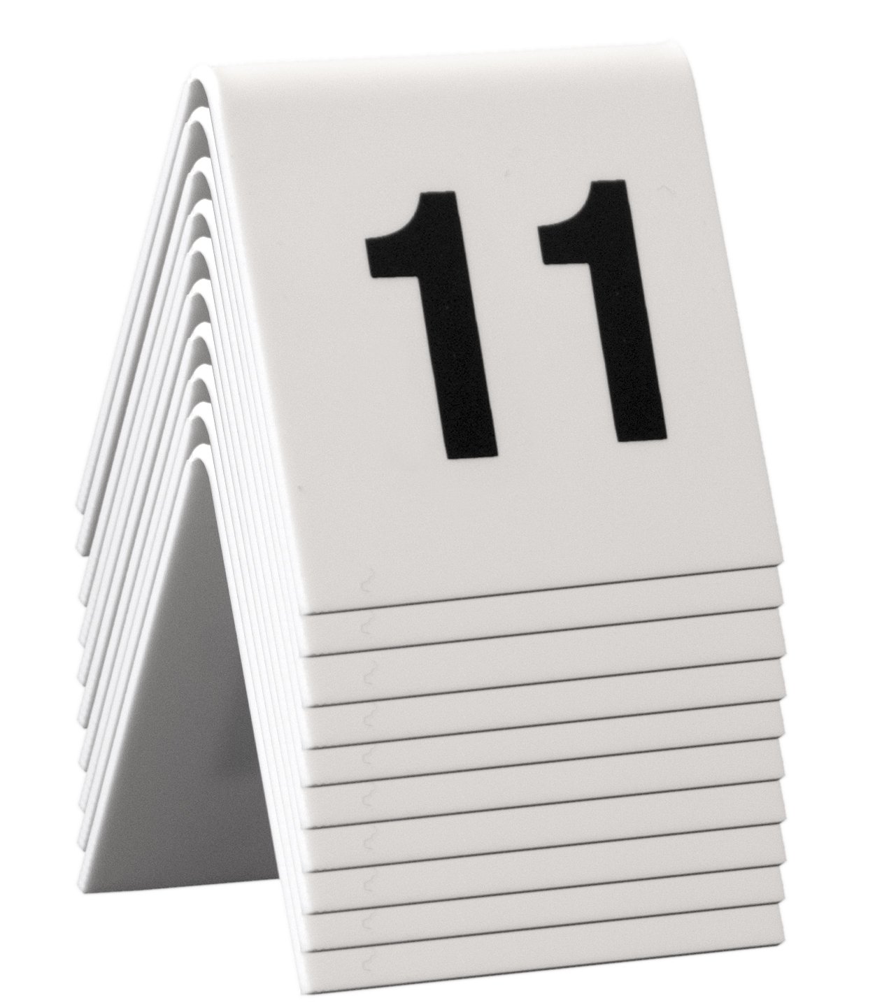 securit-crystal-tischnummern-1-bis-10-wei-acryl-stapelbar-10er-set image 4