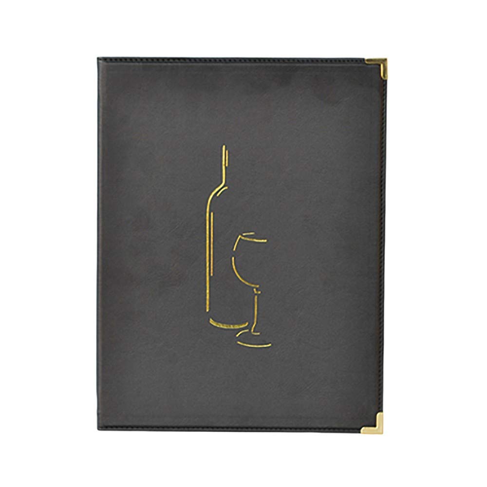 securit-classic-weinkarte-a4-schwarz-kunstleder-2-einleger image 2