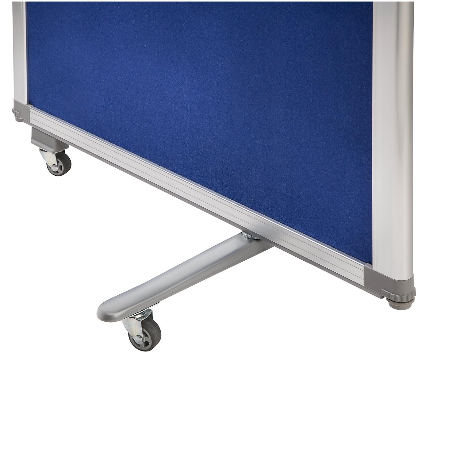 magnetoplan-variopin-faltwand-3-paneel-royalblau-mit-rollen-mobil image 3