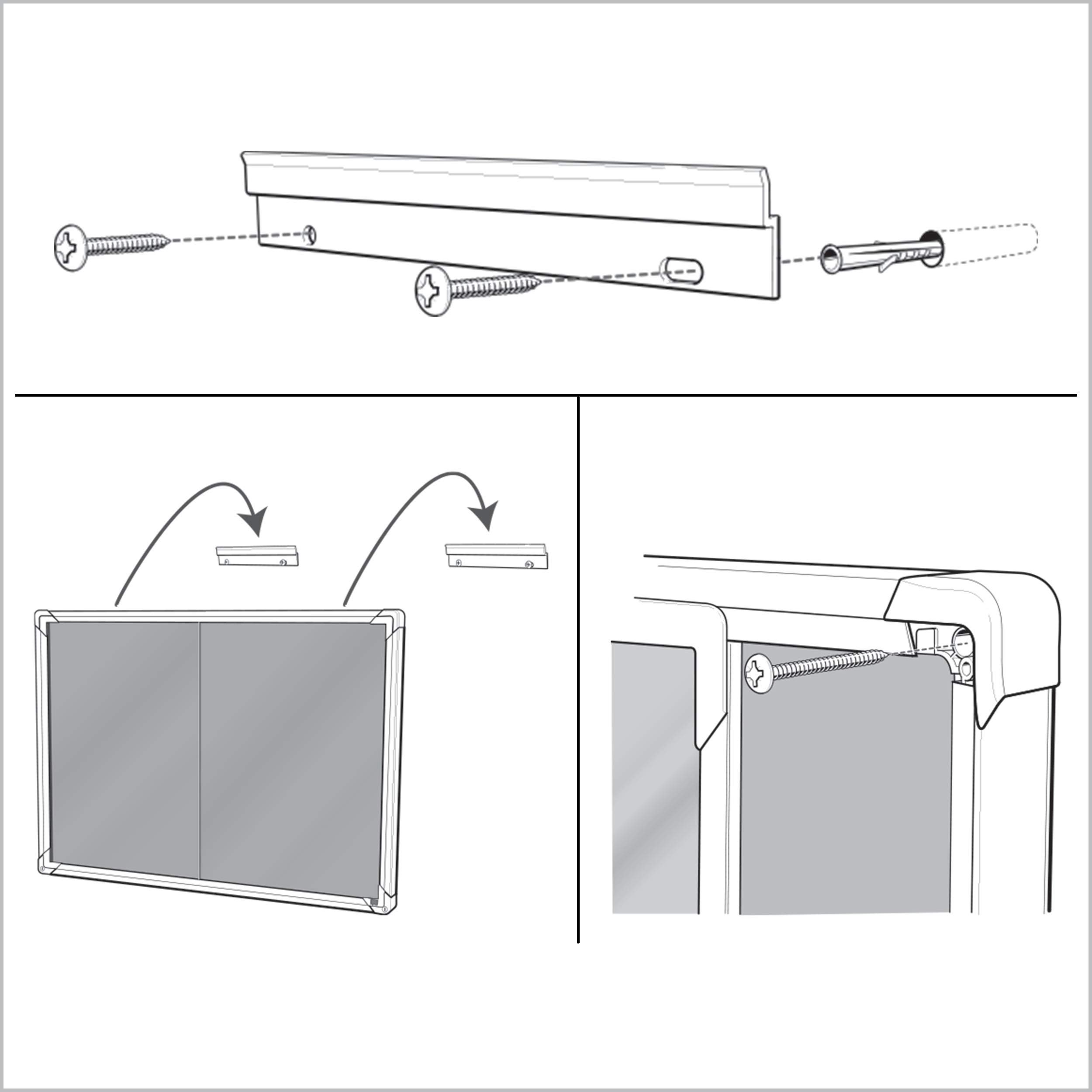 nobo-premium-plus-1915338-schaukasten-18x-a4-filz-grau image 5