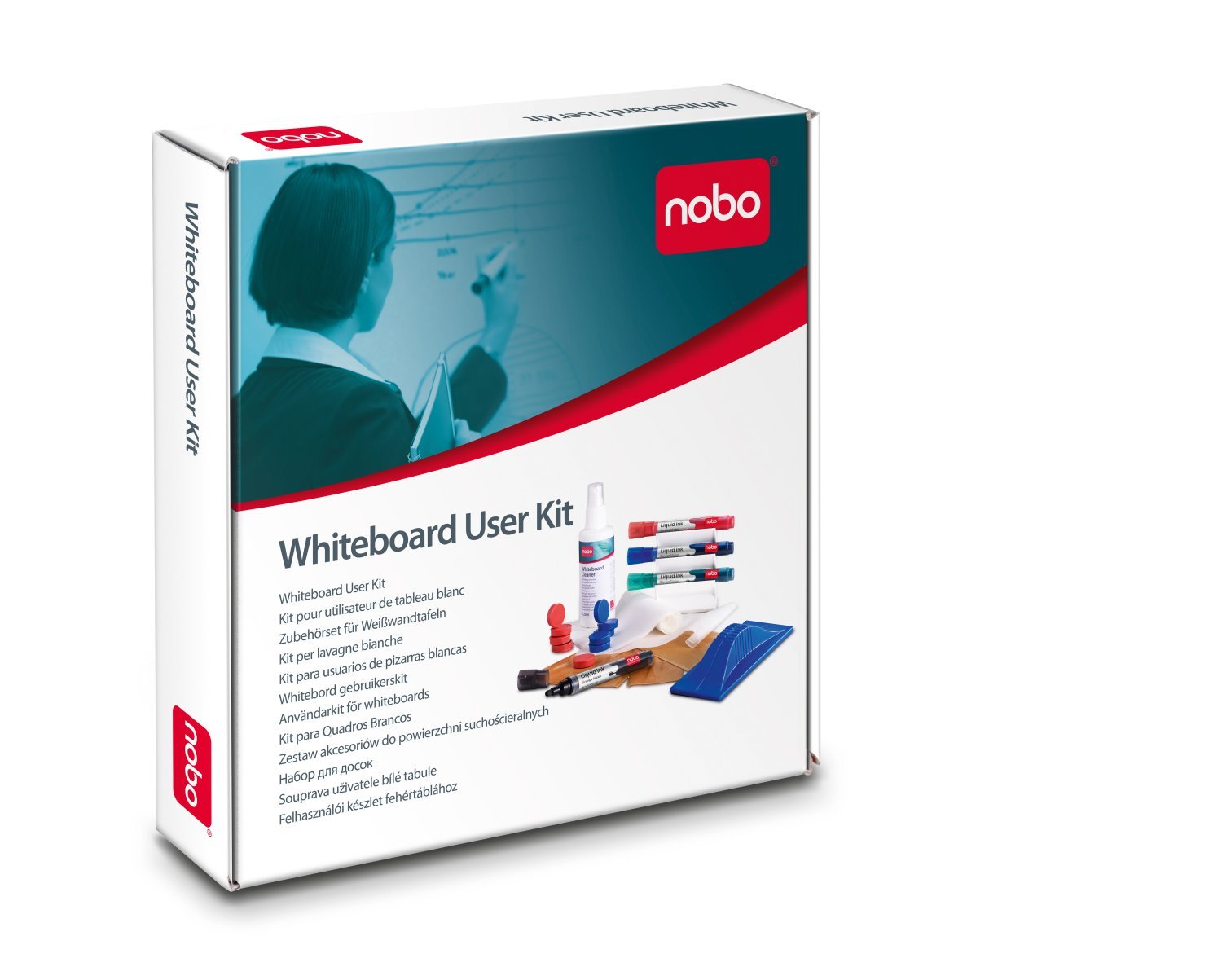 nobo-glide-whiteboard-starterset-mit-magnete image 2