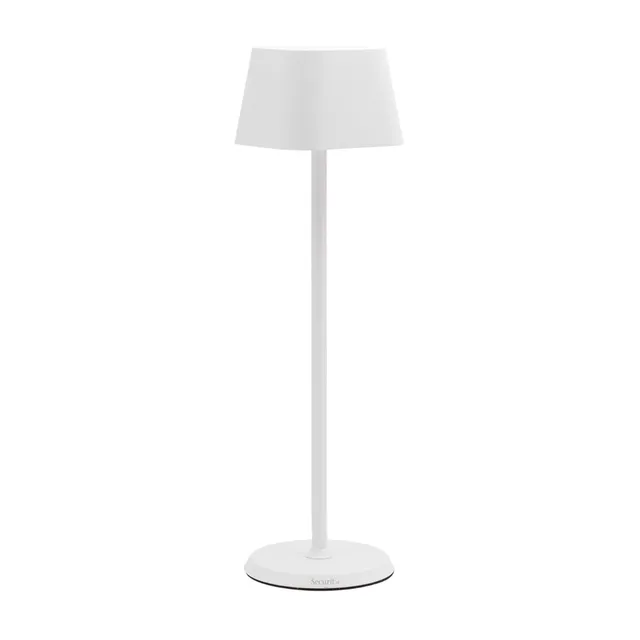 securit-nova-georgina-led-tischleuchte-wei-dimmbar-kabellos-ip54 image 1