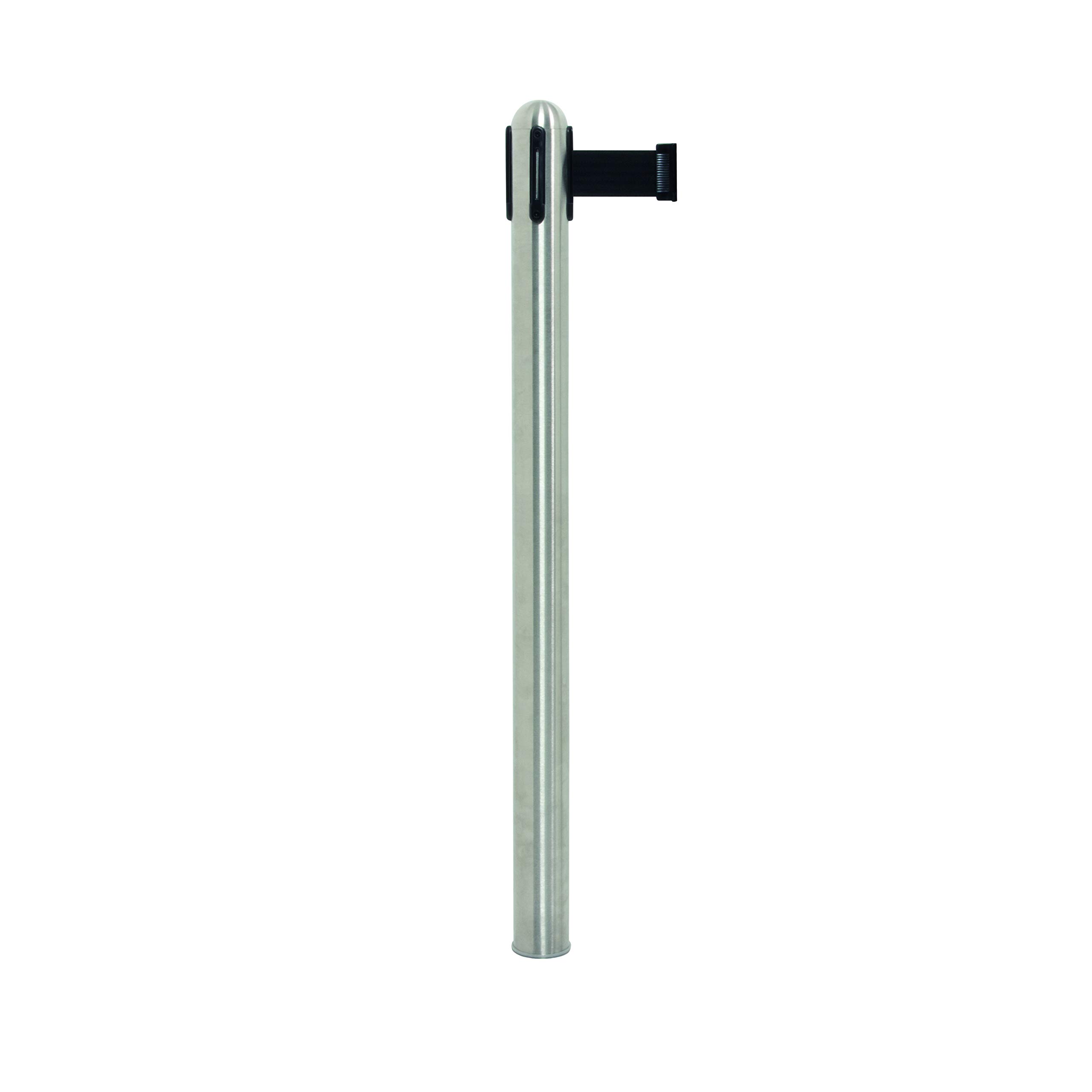 securit-retractable-absperrpfosten-schwarz-100-cm-nylonband image 1